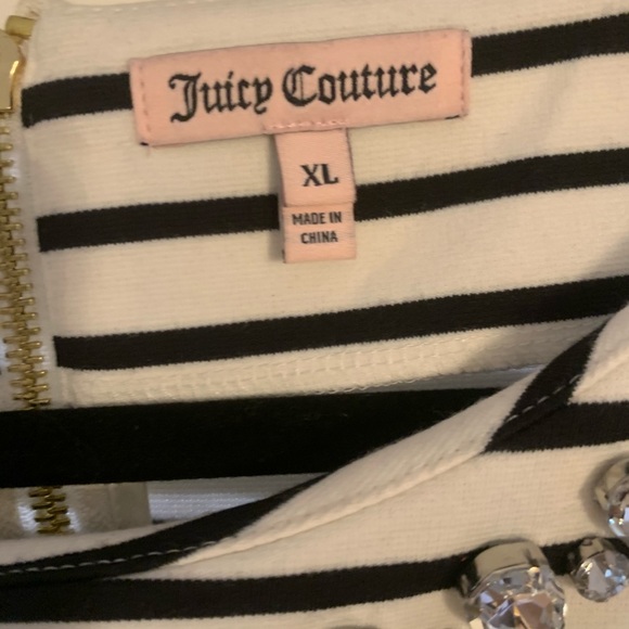 Juicy Couture Crystal Striped Alexis Jersey Dress - Picture 8 of 8